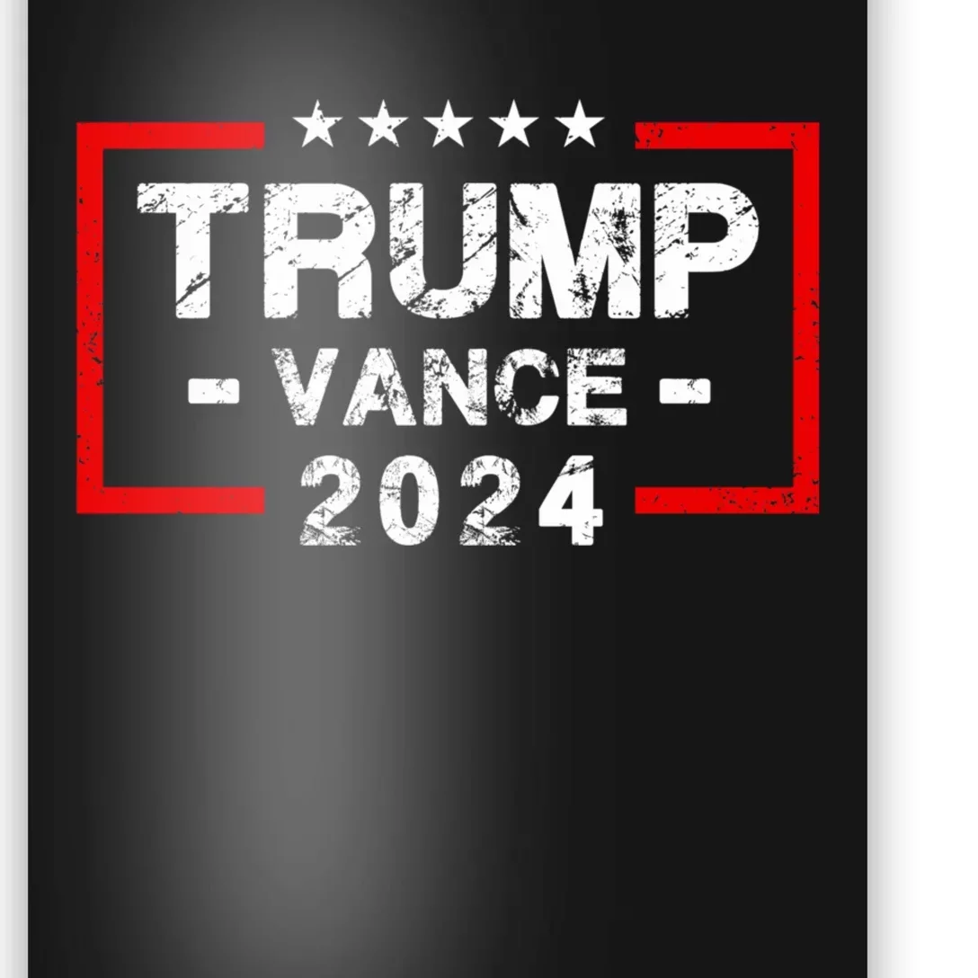 Trump J.D. Vance 2024 Trump Vance 2024 Retro Stripe Trump Jd Vance Poster