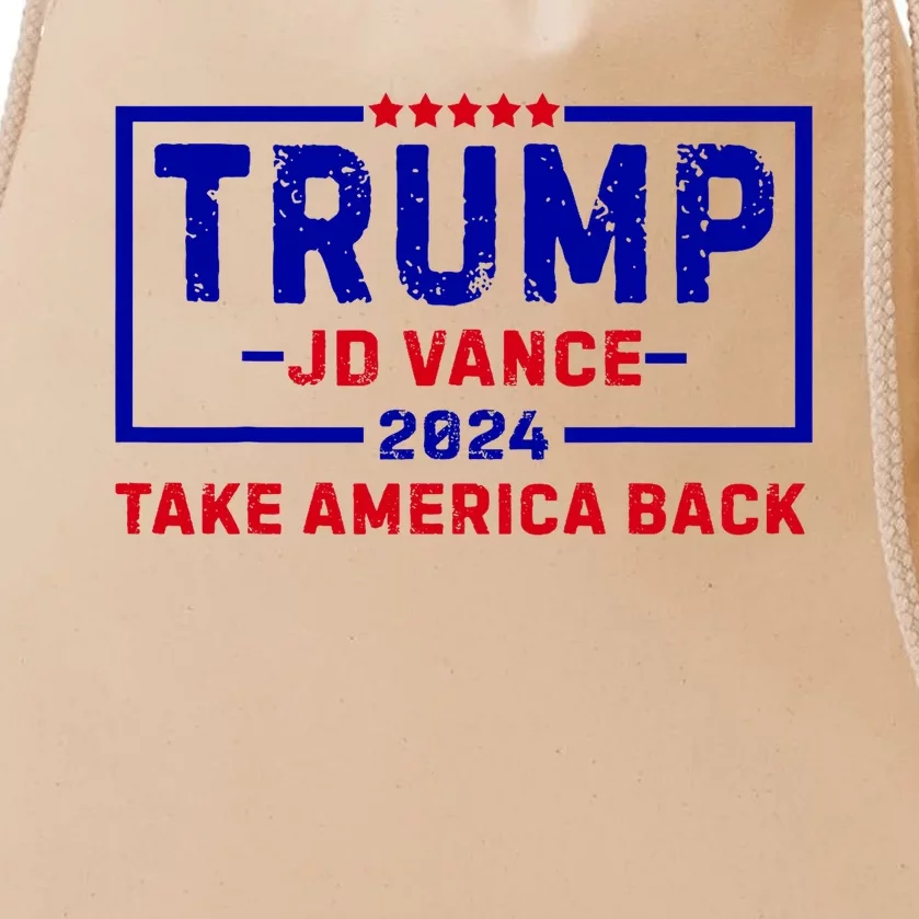 Trump Jd Vance 2024 For President Vp Republican Election 24 Drawstring Bag