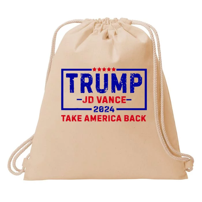 Trump Jd Vance 2024 For President Vp Republican Election 24 Drawstring Bag