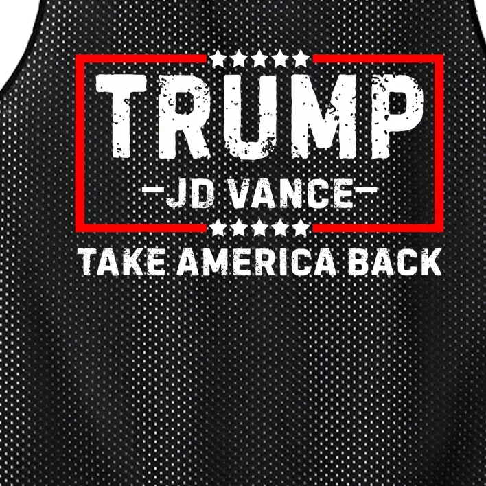 Trump Jd Vance 2024 Republican Election 24 Mesh Reversible Basketball Jersey Tank