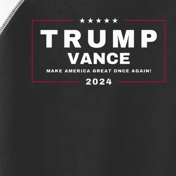 Trump Jd Vance Vp Make America Great Once Again! Maga 2024 Toddler Fine Jersey T-Shirt