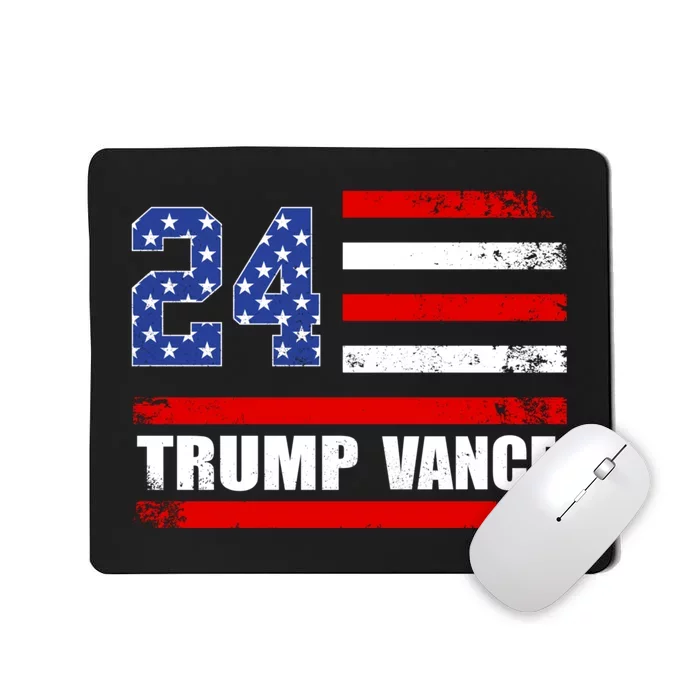 Trump J.D. Vance 2024 Trump Vance 2024 Retro Stripe Trump Jd Vance Mousepad