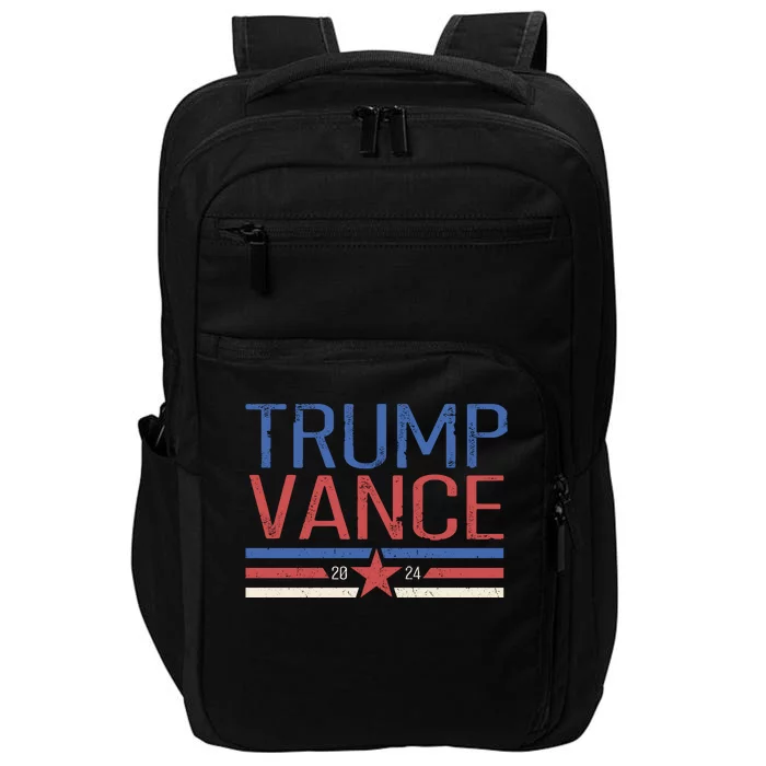 Trump Jd Vance 2024 Retro Stripe Star Election Impact Tech Backpack