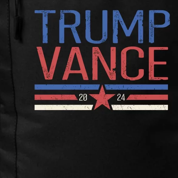 Trump Jd Vance 2024 Retro Stripe Star Election Daily Commute Backpack