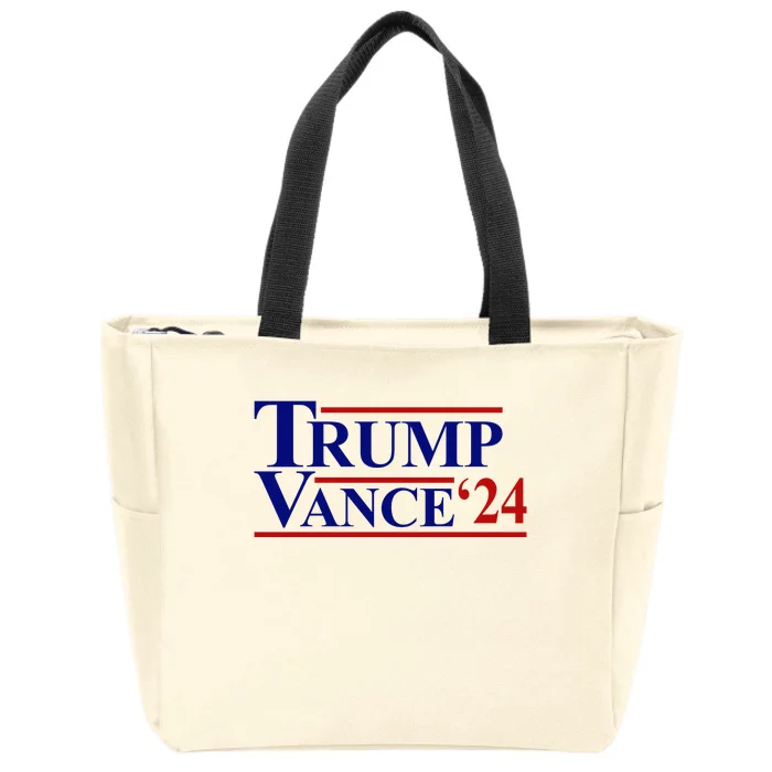 Trump Jd Vance 2024 Usa Political Election Zip Tote Bag