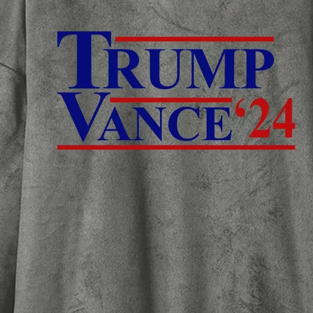 Trump Jd Vance 2024 Usa Political Election Hooded Wearable Blanket