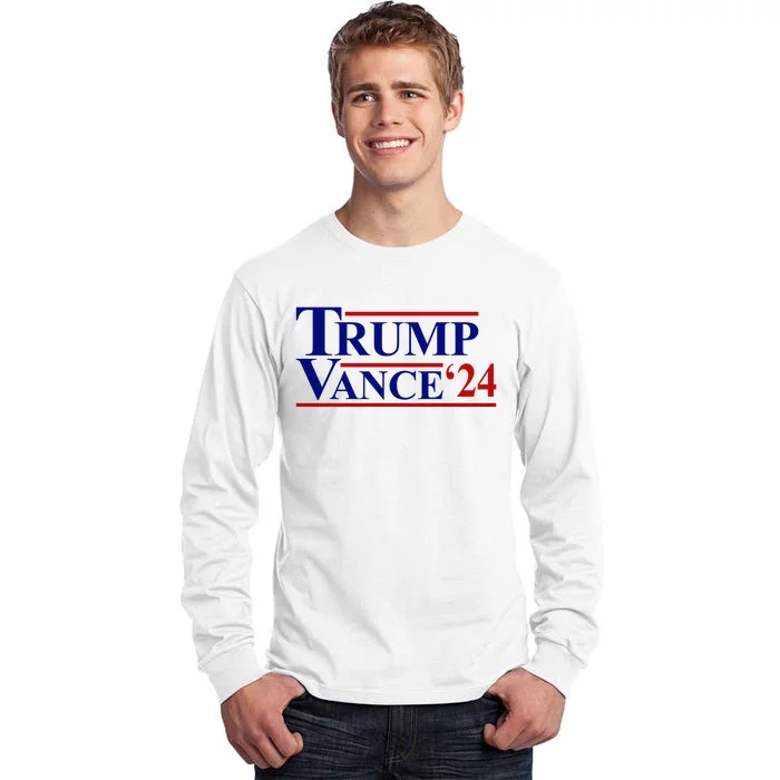 Trump Jd Vance 2024 Usa Political Election Tall Long Sleeve T-Shirt