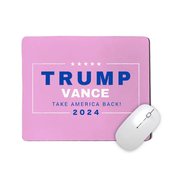 Trump Jd Vance Vp Make America Great Once Again! 2024 Mousepad