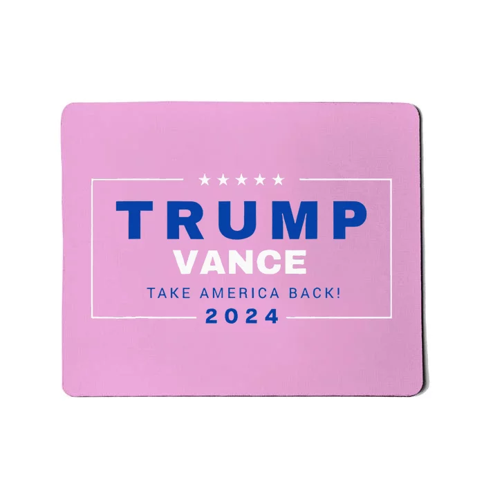 Trump Jd Vance Vp Make America Great Once Again! 2024 Mousepad