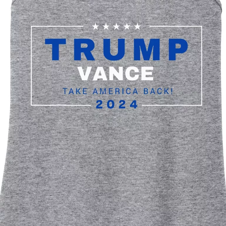 Trump Jd Vance Vp Make America Great Once Again! 2024 Ladies Essential Tank