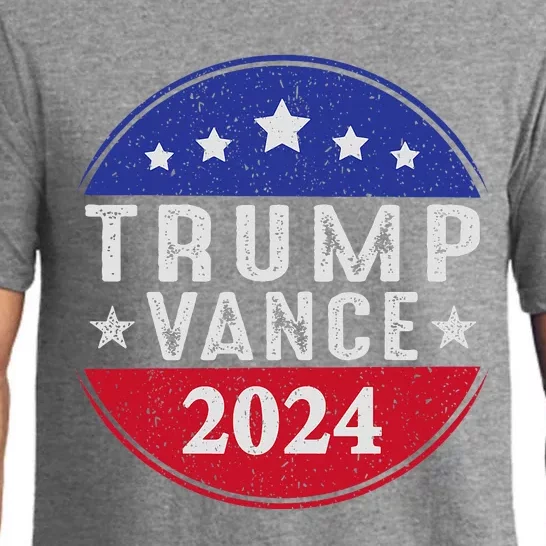 Trump Jd Vance 2024 Us American Flag Pajama Set