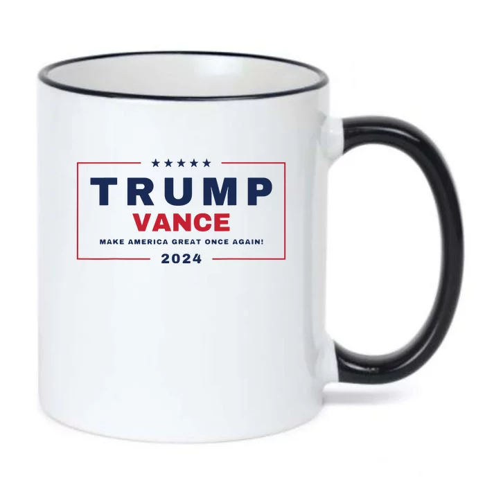 Trump Jd Vance Vp Make America Great Once Again Maga 2024 Black Color Changing Mug