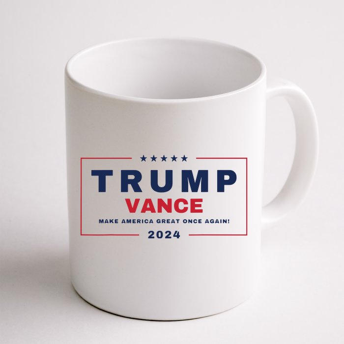 Trump Jd Vance Vp Make America Great Once Again Maga 2024 Front & Back Coffee Mug