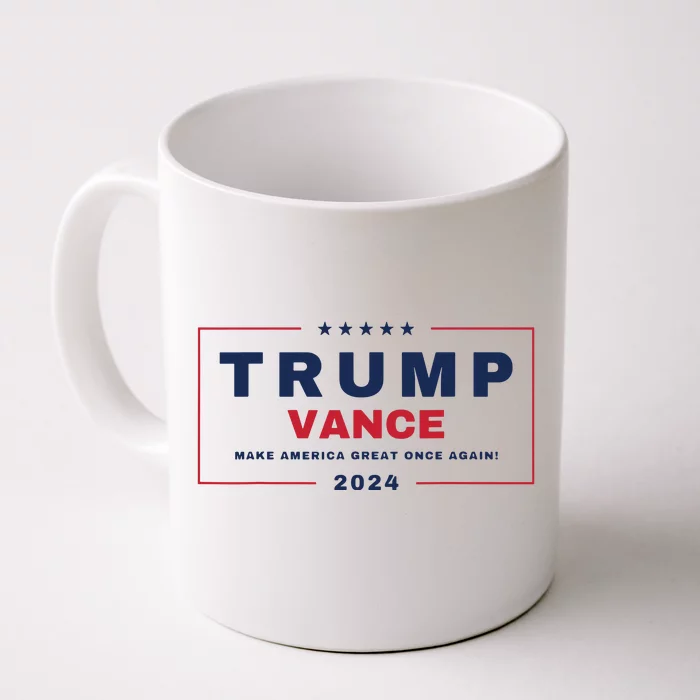 Trump Jd Vance Vp Make America Great Once Again Maga 2024 Front & Back Coffee Mug