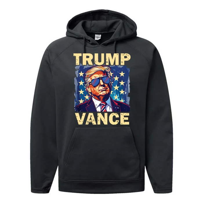 Trump Jd Vance Presidential Campaign Voter Performance Fleece Hoodie