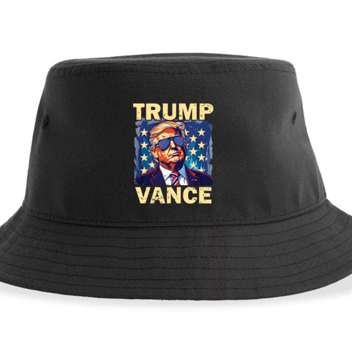 Trump Jd Vance Presidential Campaign Voter Sustainable Bucket Hat