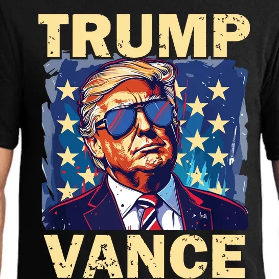 Trump Jd Vance Presidential Campaign Voter Pajama Set