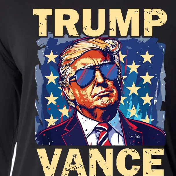 Trump Jd Vance Presidential Campaign Voter Cooling Performance Long Sleeve Crew