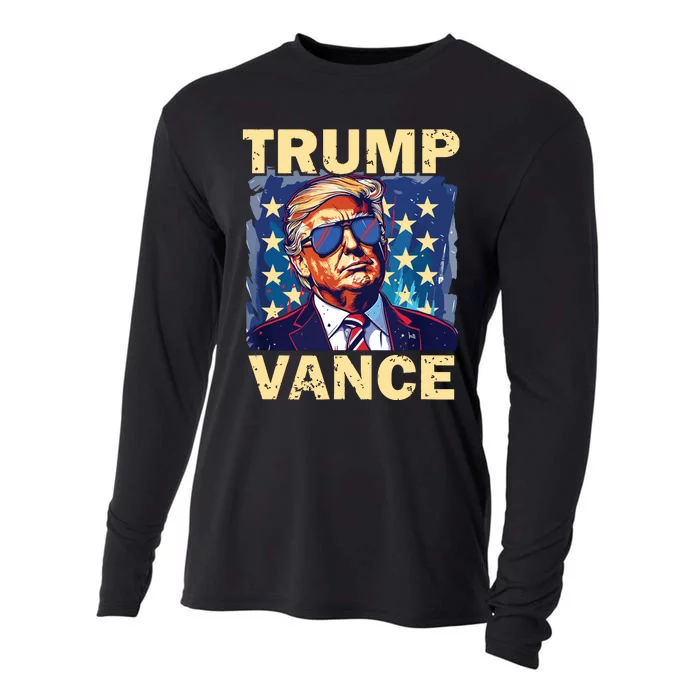 Trump Jd Vance Presidential Campaign Voter Cooling Performance Long Sleeve Crew