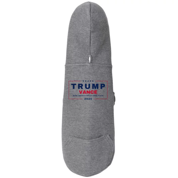 Trump Jd Vance Vp Make America Great Once Again! Maga 2024 Doggie 3-End Fleece Hoodie