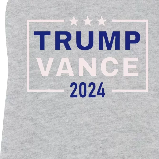 Trump Jd Vance 2024 Retro Stripe And Star Trump Vance 2024 Women's Racerback Tank