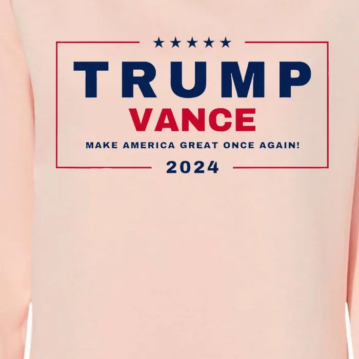 Trump Jd Vance 2024 For President Vp Republican Election 24 Womens California Wash Sweatshirt