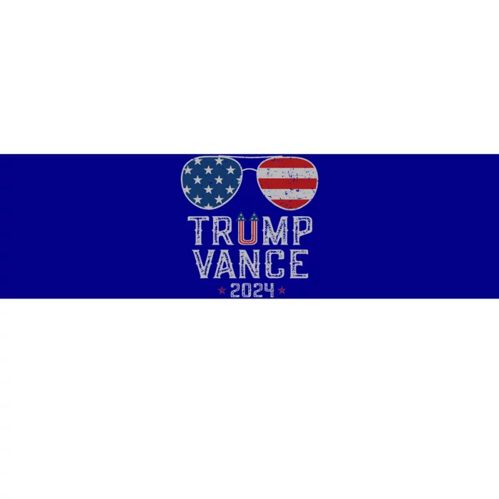 Trump Jd Vance 2024 Stripe And Star Bumper Sticker