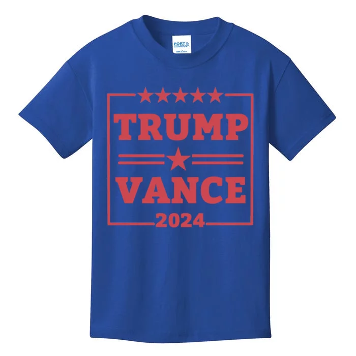 Trump Jd Vance 2024 Election President Patriotic Republicans Great Gift Kids T-Shirt