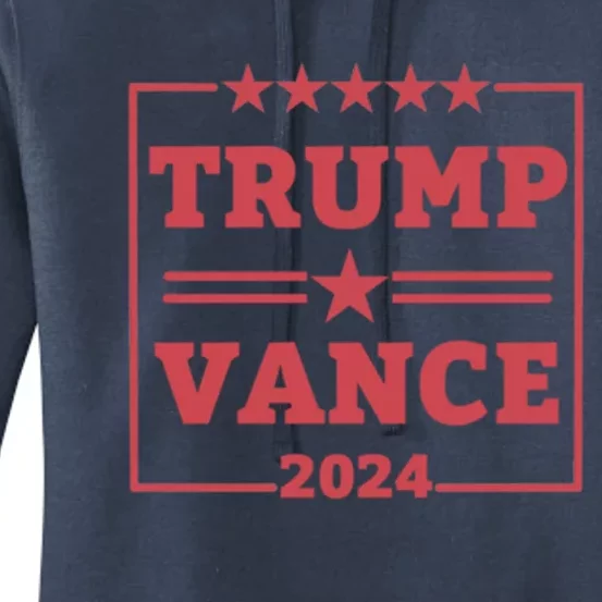 Trump Jd Vance 2024 Election President Patriotic Republicans Great Gift Women's Pullover Hoodie