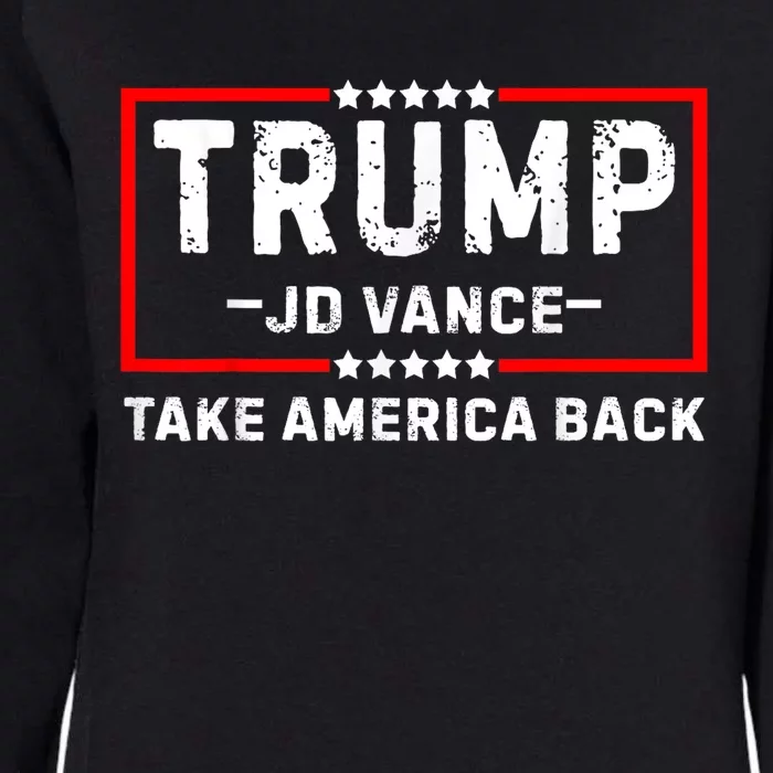 Trump Jd Vance 2024 For President Vp Republican Election 24 Womens California Wash Sweatshirt