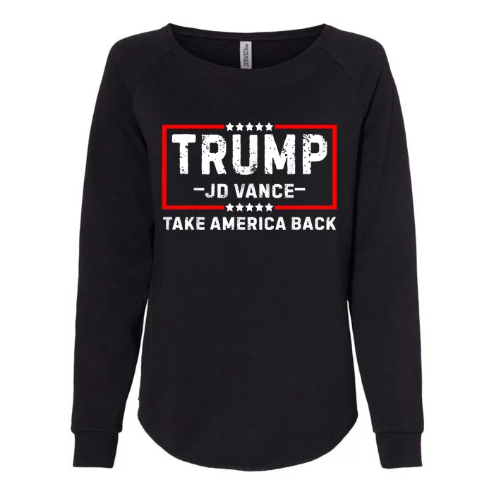 Trump Jd Vance 2024 For President Vp Republican Election 24 Womens California Wash Sweatshirt