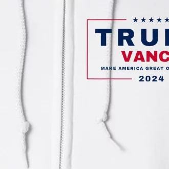 Trump Jd Vance Vp Make America Great Once Again! Maga 2024 Full Zip Hoodie