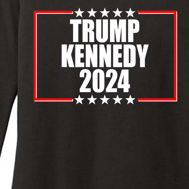 Trump Kennedy 2024 Election Logo Womens CVC Long Sleeve Shirt