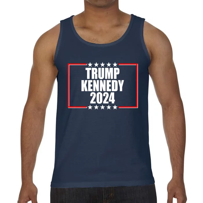 Trump Kennedy 2024 Election Logo Comfort Colors® Tank Top TeeShirtPalace