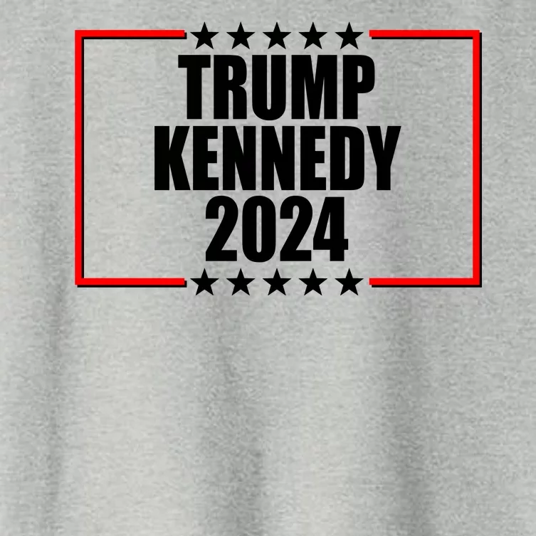 Trump Kennedy 2024 Election Logo Women's Crop Top Tee