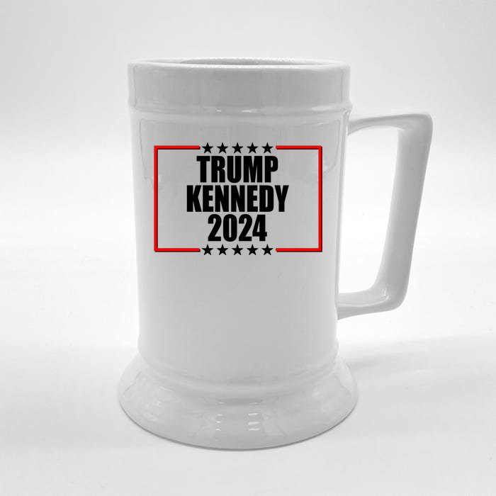 Trump Kennedy 2024 Election Logo Front & Back Beer Stein