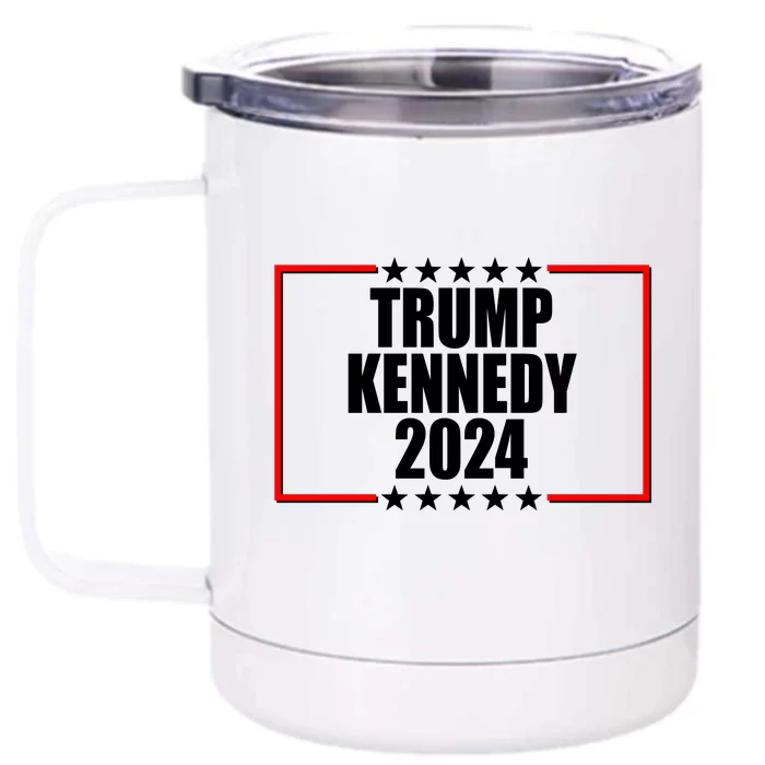 Trump Kennedy 2024 Election Logo Front & Back 12oz Stainless Steel Tumbler Cup