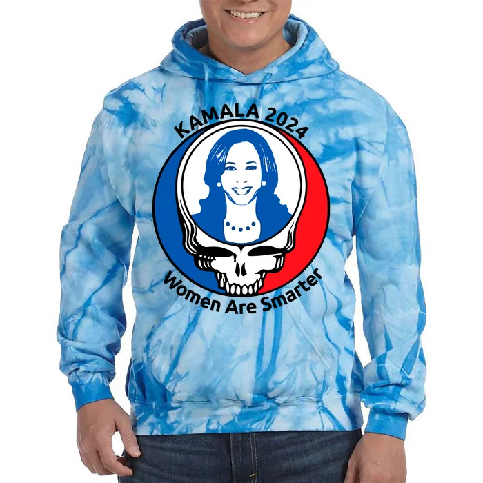 Tiffany Kamala 2024 Women Are Smarter Limited Tie Dye Hoodie