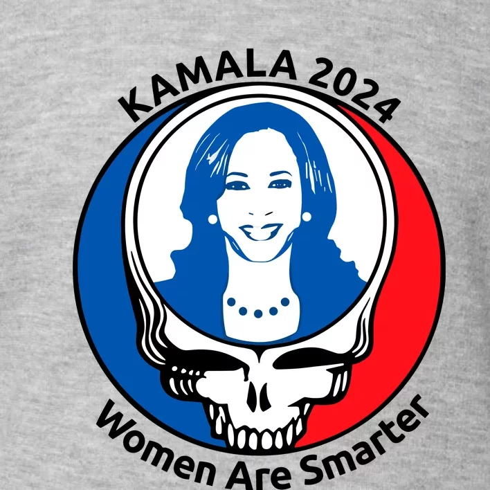 Tiffany Kamala 2024 Women Are Smarter Limited Toddler Sweatshirt