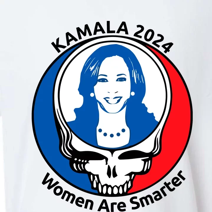 Tiffany Kamala 2024 Women Are Smarter Limited Sueded Cloud Jersey T-Shirt