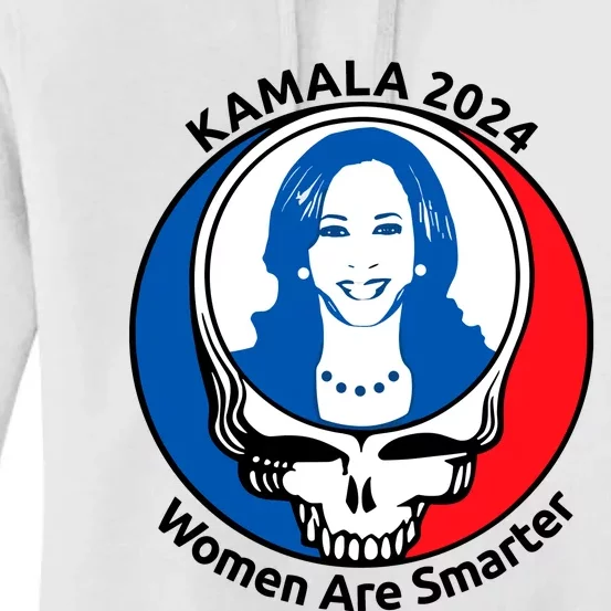 Tiffany Kamala 2024 Women Are Smarter Limited Women's Pullover Hoodie