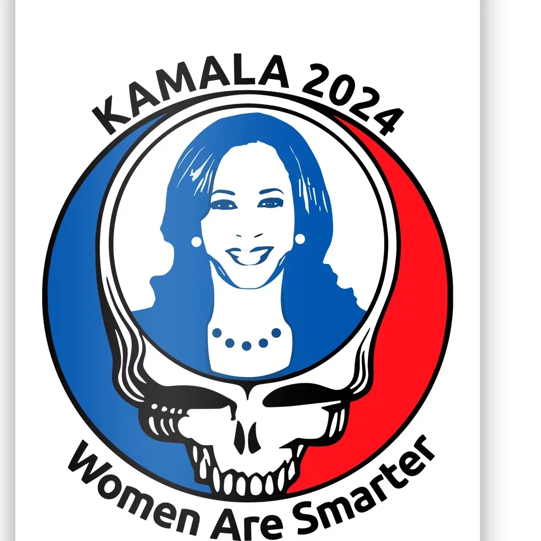 Tiffany Kamala 2024 Women Are Smarter Limited Poster