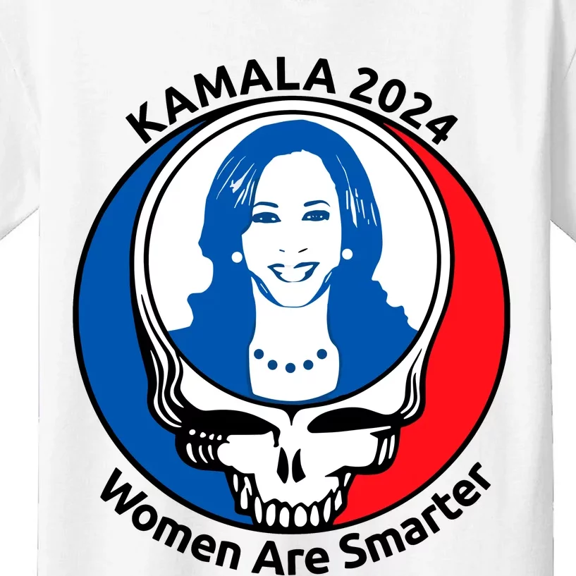 Tiffany Kamala 2024 Women Are Smarter Limited Kids T-Shirt