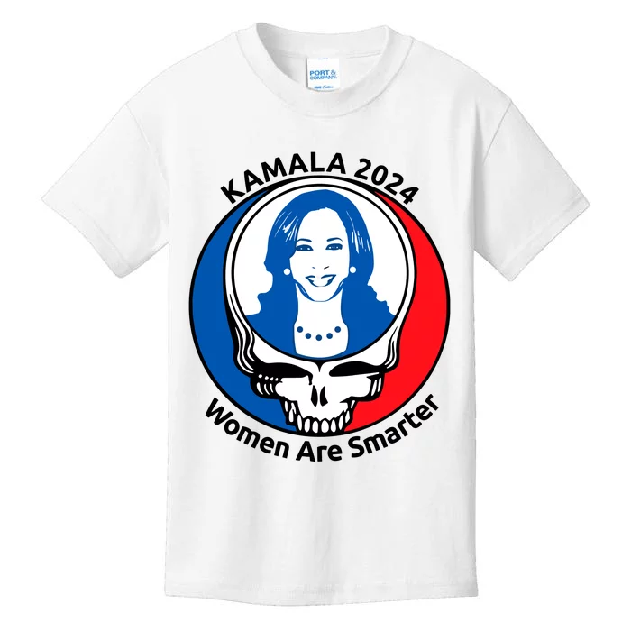 Tiffany Kamala 2024 Women Are Smarter Limited Kids T-Shirt