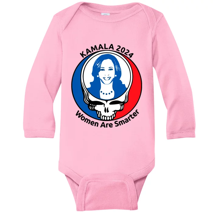 Tiffany Kamala 2024 Women Are Smarter Limited Baby Long Sleeve Bodysuit