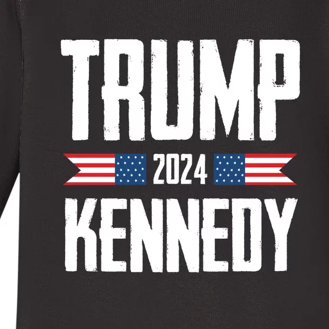 Trump Kennedy 2024 Rfk Jr Baby Long Sleeve Bodysuit