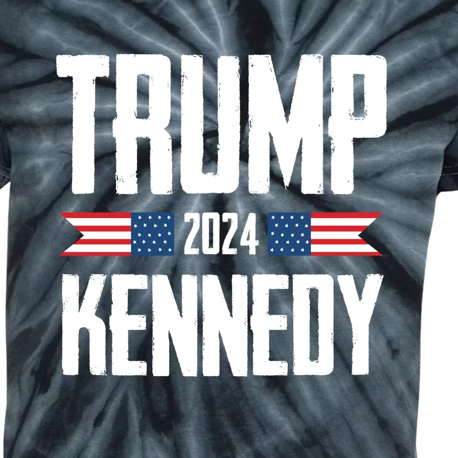 Trump Kennedy 2024 Rfk Jr Kids Tie-Dye T-Shirt