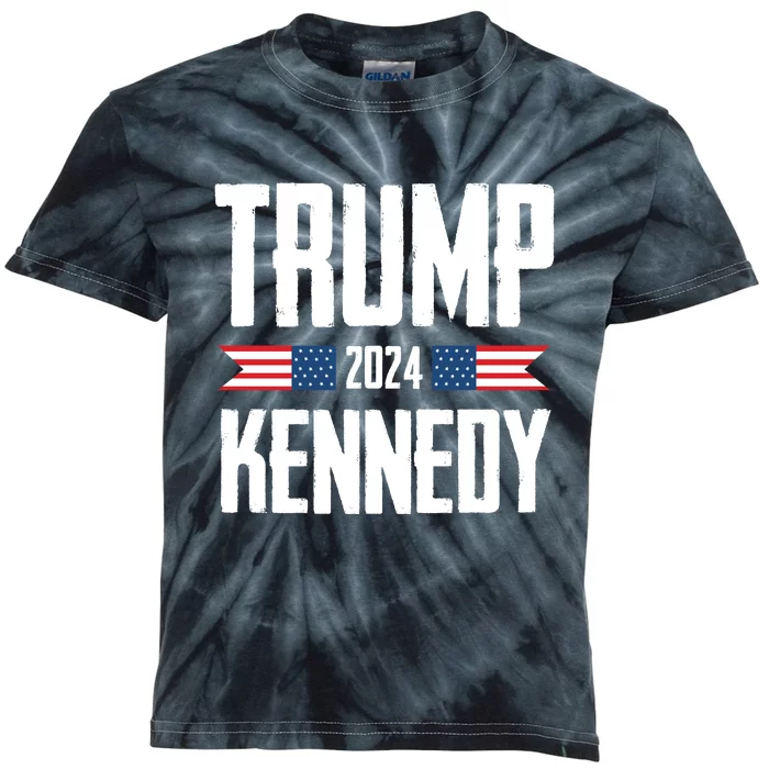 Trump Kennedy 2024 Rfk Jr Kids Tie-Dye T-Shirt