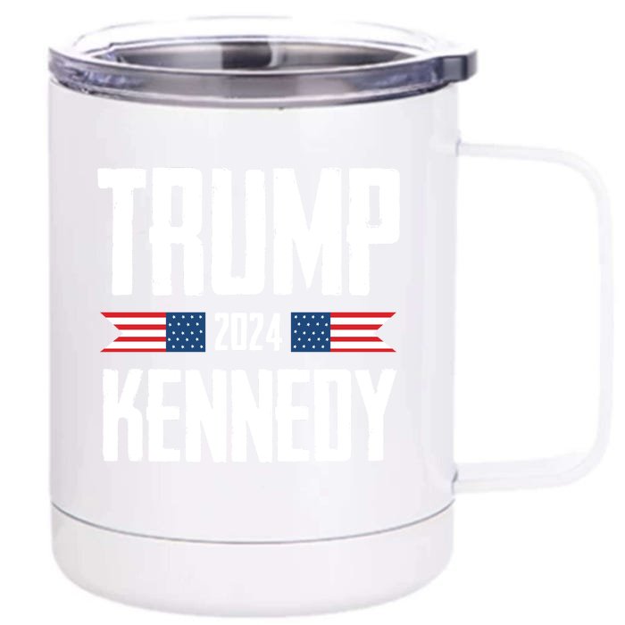 Trump Kennedy 2024 Rfk Jr Front & Back 12oz Stainless Steel Tumbler Cup