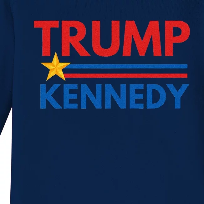 Trump Kennedy 2024 Election Year Baby Long Sleeve Bodysuit